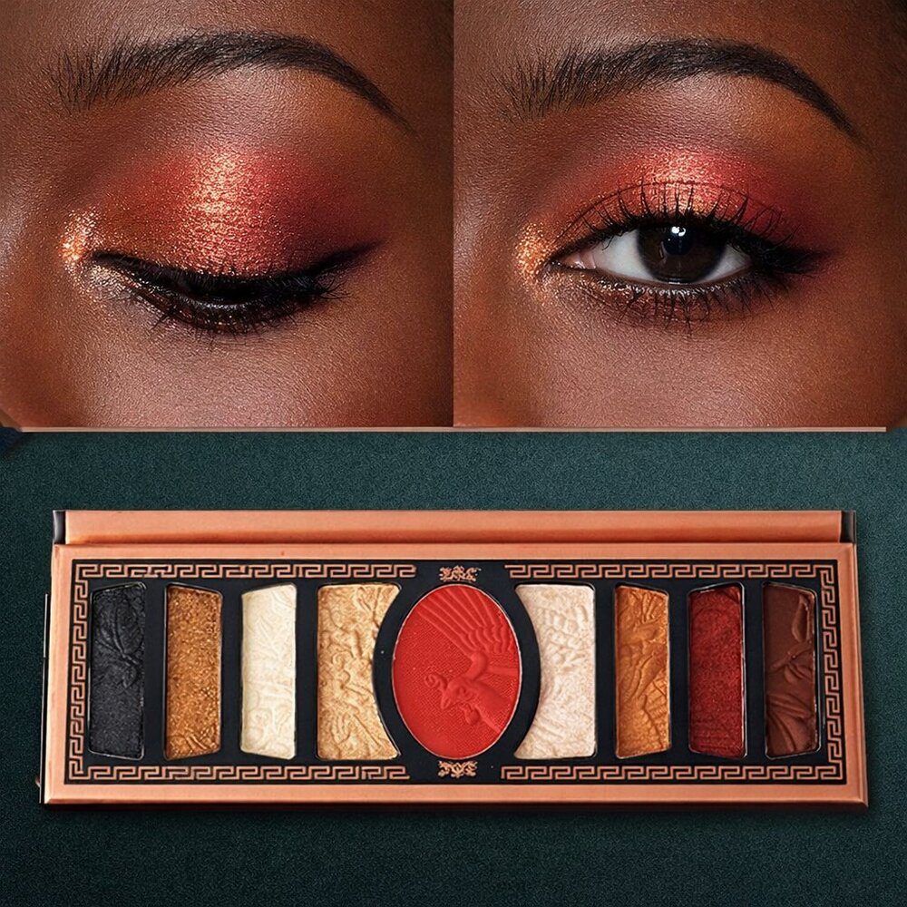 Five (5) Brand New Florasis Floral Engraving Phoenix Makeup Palettes